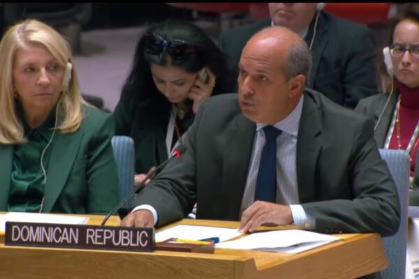 El embajador dominicano ante la ONU, José Blanco Conde