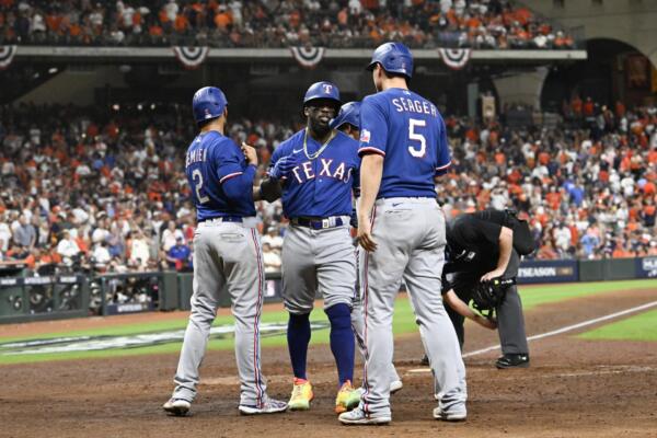 Grand Slam de Adolis García provoca un decisivo partido entre Astros y Vigilantes