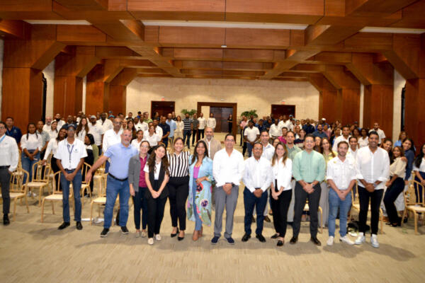 Líderes de Cap Cana en presentaación de estrategia.
Foto: fuente externa