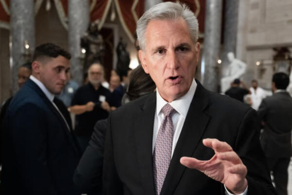 Kevin McCarthy, sustituido presidente Camara de Representantes.
Foto: VOA