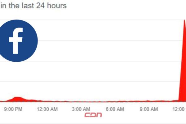 Se registra caída de la red social Facebook