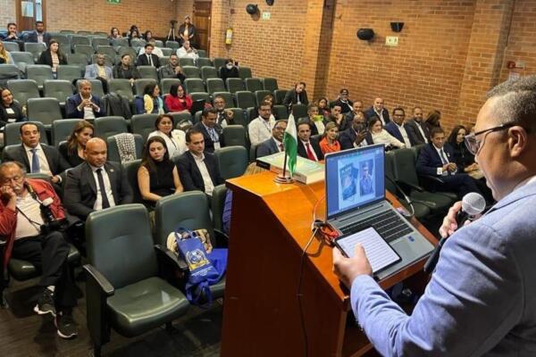 Coronel de RD presenta obra en Colombia sobre el ADN en la Investigación Forense. Foto: fuente Externa