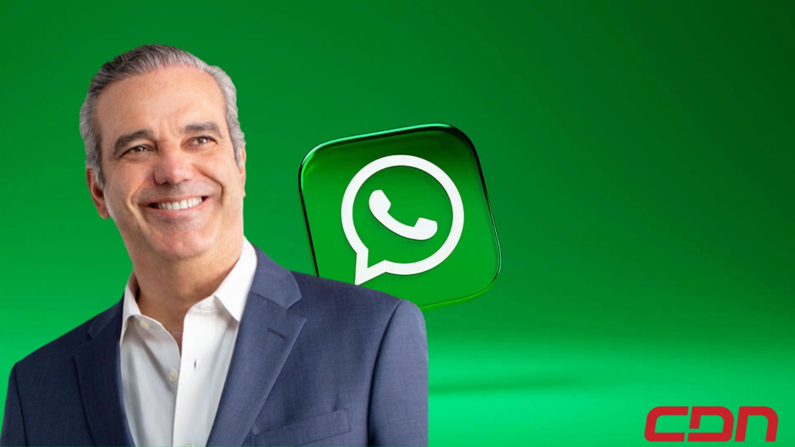 Abinader canal oficial de WhatsApp