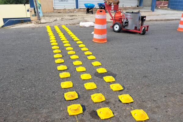 Colocan reductores de velocidad en Don Juan para reducir accidentes de tránsito