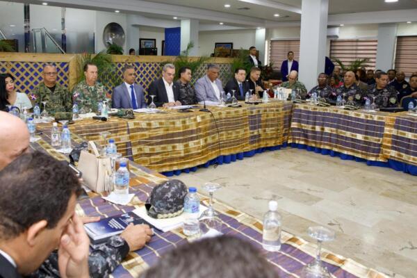 Presidente Abinader encabeza reunión de seguimiento al Plan de Seguridad Ciudadana. Foto: Fuente Externa