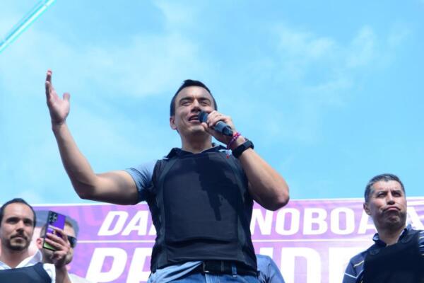 Daniel Noboa, el presidente de Ecuador.