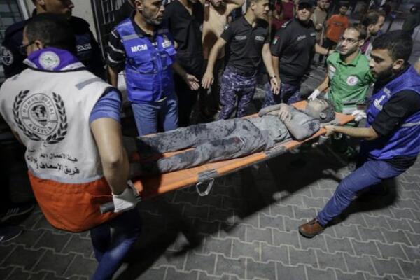 Médicos sin Fronteras socorren heridos en la Franja de Gaza. (Fuente externa)