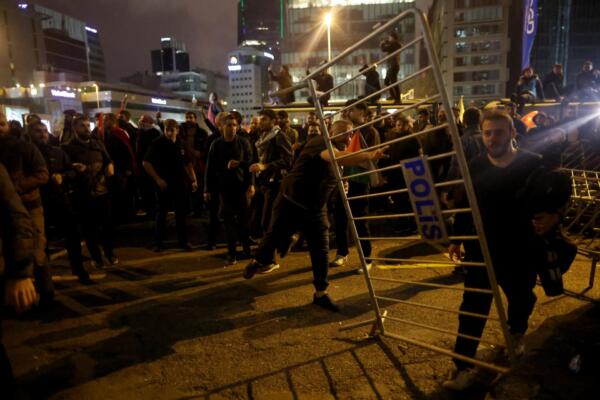 Protestas contra Israel en Turquía.