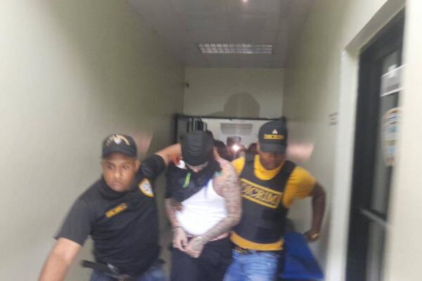 Tekashi al momento de su arresto en Samaná