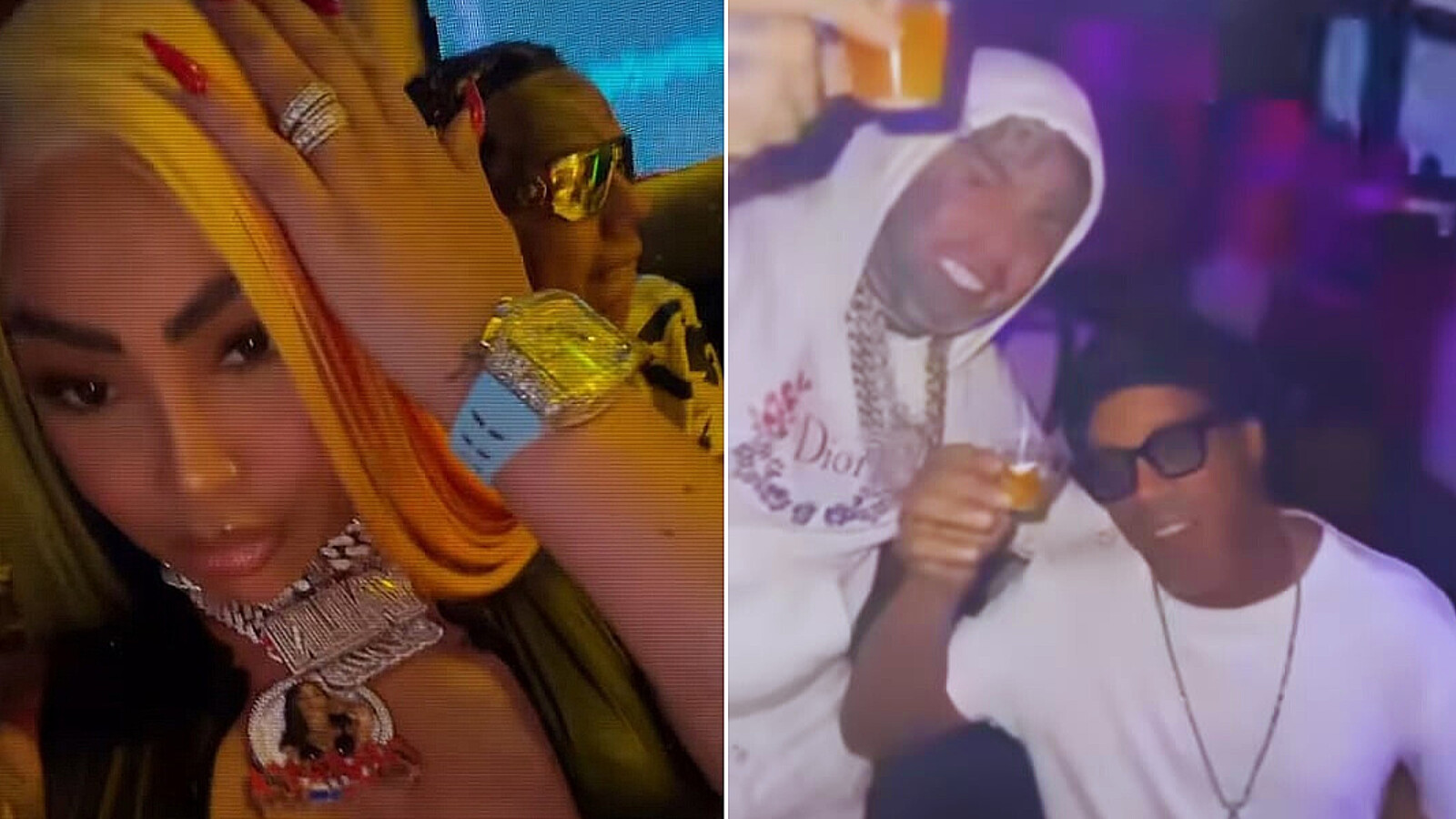Yailin la más viral le baila en encaje transparente a Tekashi