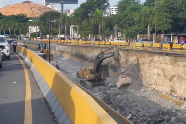 Paso a desnivel avenida 27 de Febrero. / Fuente externa.