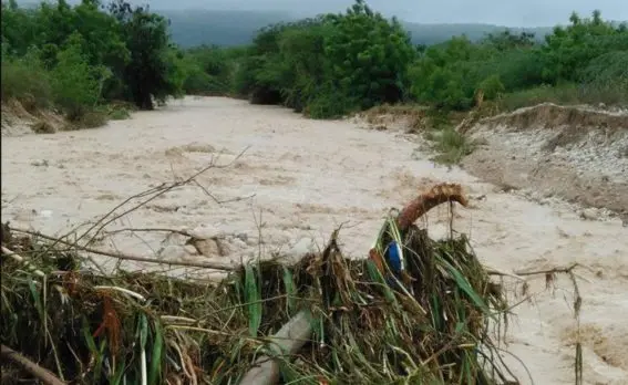 Moradores de 7 comunidades incomunicadas en Arroyo Coroso piden llevarle alimentos. (Foto: Fuente Externa)