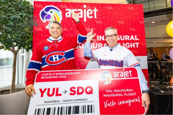 Arajet inaugura ruta entre Montreal  y Santo Domingo FOTO: Fuente externa