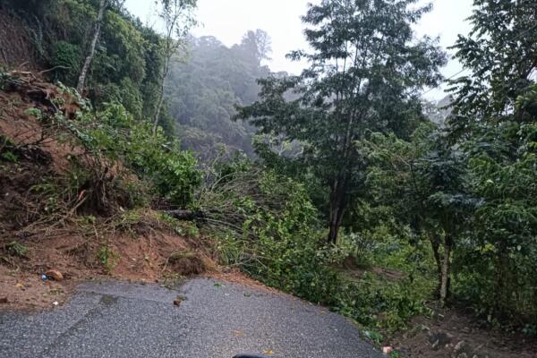 Carretera hacia Los Cacaos, San Cristóbal.
Foto: fuente externa