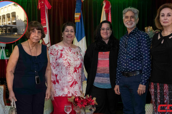 Natacha Sánchez, Exdirectora del TN_ Jenny Podestá, Presidente FATN_ Sandra Alvarado y Jochi Muñoz, Expositores del coloquio_ y Rita Espaillat, Tesorera FATN. Fuente: Externa 