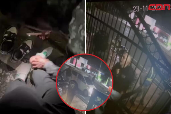 Imágenes tomadas del video utilizado por joven para denuncia de abuso policial. Foto: CDN Digital.