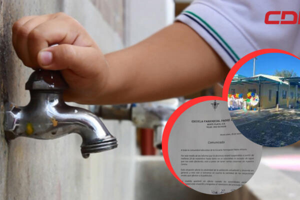 Escuela parroquial Padre Arturo suspende docencia en Monte Plata por falta de agua. Foto: CDN Digital)

