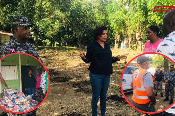 Ayuda humanitaria del Gobierno llega al Batey Yabacao. (Foto: CDN Digital)