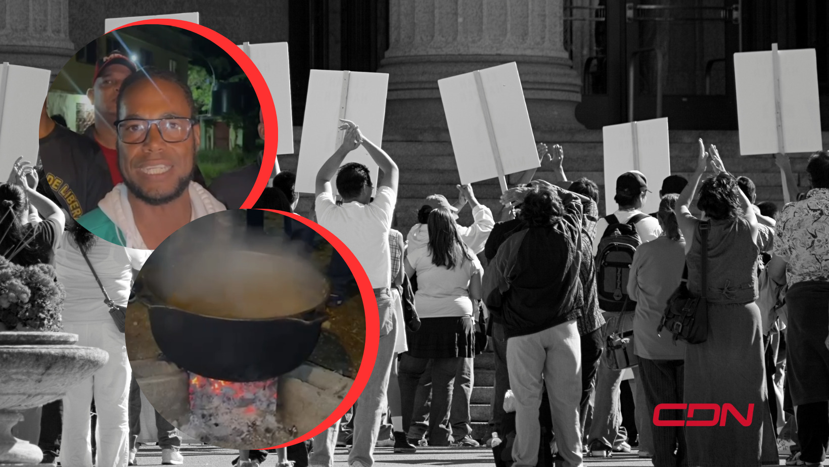 Protesta a modo de de asopao
