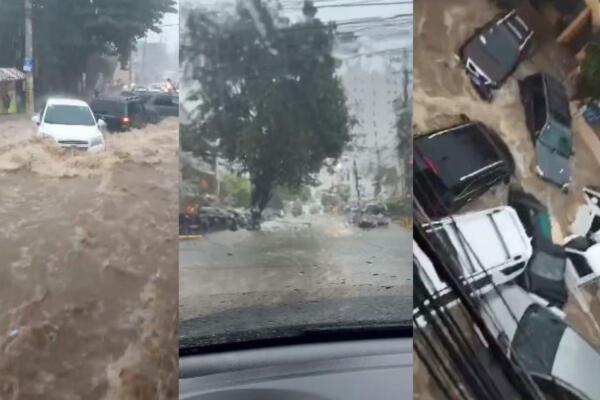 Comunidades incomunicadas por intensas lluvias. / Fuente interna.