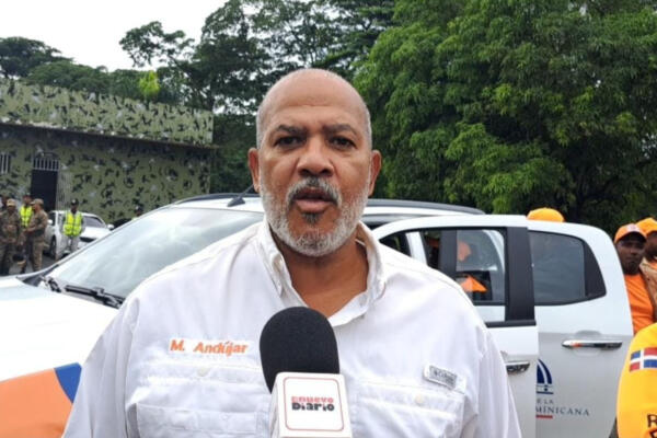 Miguel Ángel Andújar, director provincial de la Defensa Civil, Monte Plata. Foto: Fuente externa. 