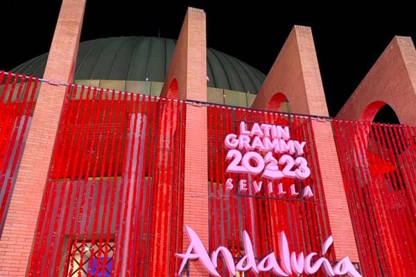 Así Lucían los Premios Grammy Latinos 2023, en la provincia de Andalucia, España. (Foto): Fuente externa. 