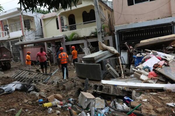 Manoguayabo una de las zonas afectadas por inundación. FOTO: Fuente externa.   