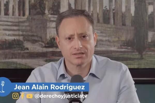 Jean Alain Rodríguez se dirige a la población desde su canal de YouTube. FOTO: Fuente externa
