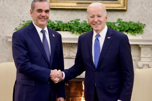Joe Biden y Luis Abinader 