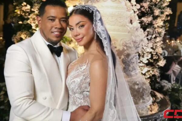 Un romance que resplandece: Eury Matos y La Materialista se casan 