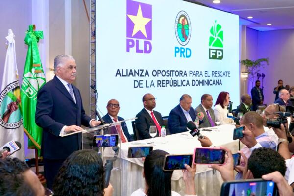 Oposición anunciará este viernes los acuerdos de la alianza opositora “Rescate RD ”. FOTO: Fuente externa