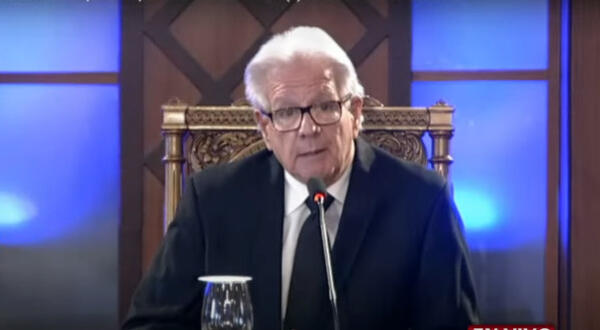 Evander Eduardo Campagna González durante su entrevista con el Consejo Nacional de la Magistratura. Foto: fuente externa.