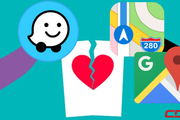 Separación de Waze de Google y Apple Maps. Fuente: CDN Digital 