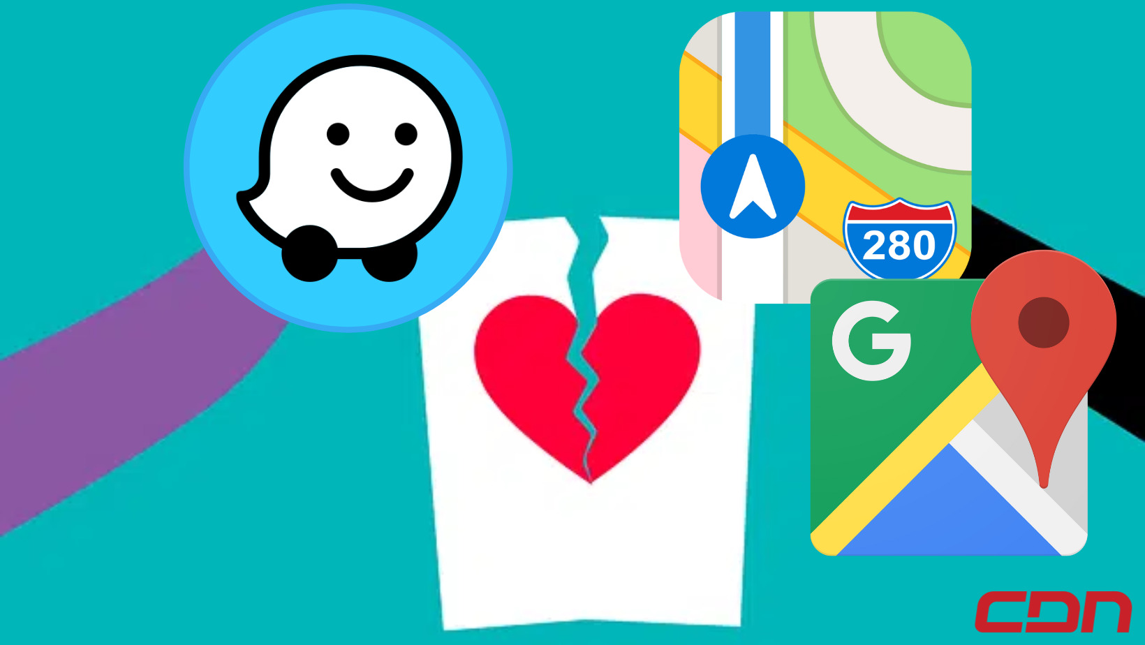Waze se separa de Google Maps y Apple Maps