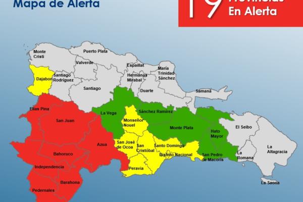 Provincias en alerta
Foto: fuente externa