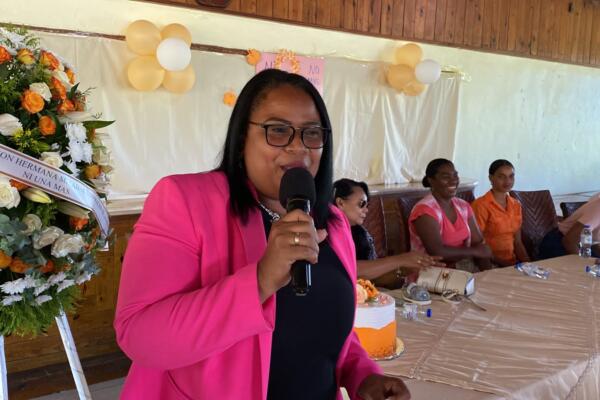 Yafreisi de los Santos, candidata a diputada por el PRM en Puerto Plata. (Foto: Fuente Externa)