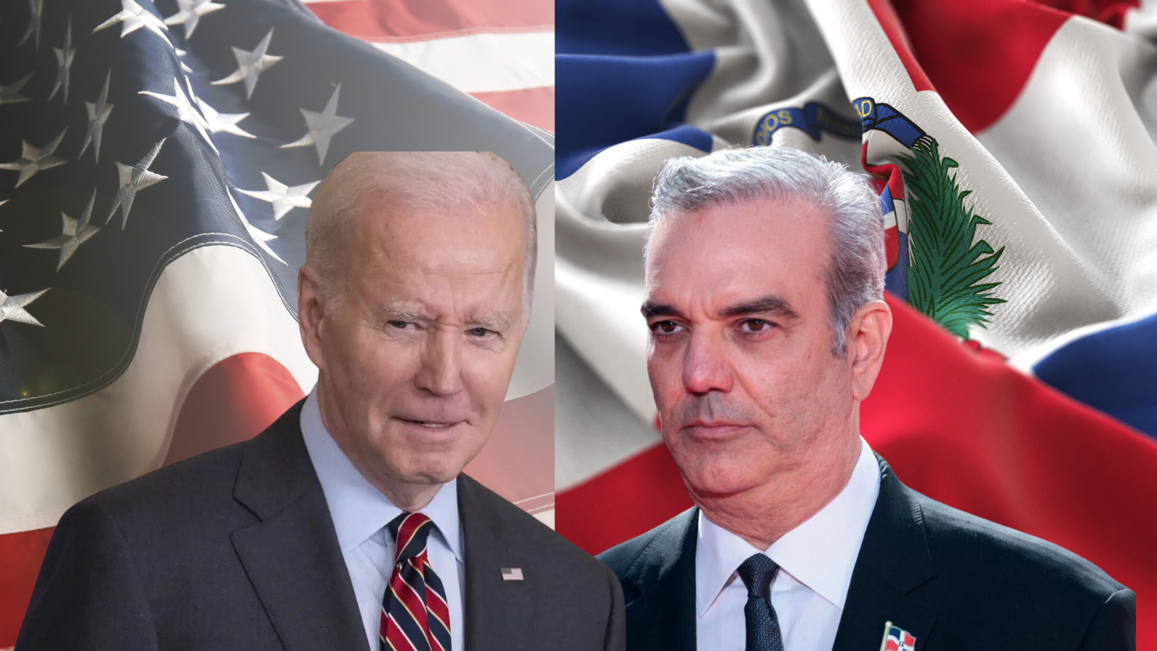 Joe Biden y Luis Abinader.