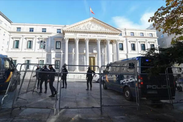 Congreso blindado. / Fuente externa.