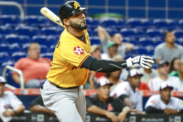 Jonathan Villar jugador de las Águilas Cibaeñas. / Fuente externa.