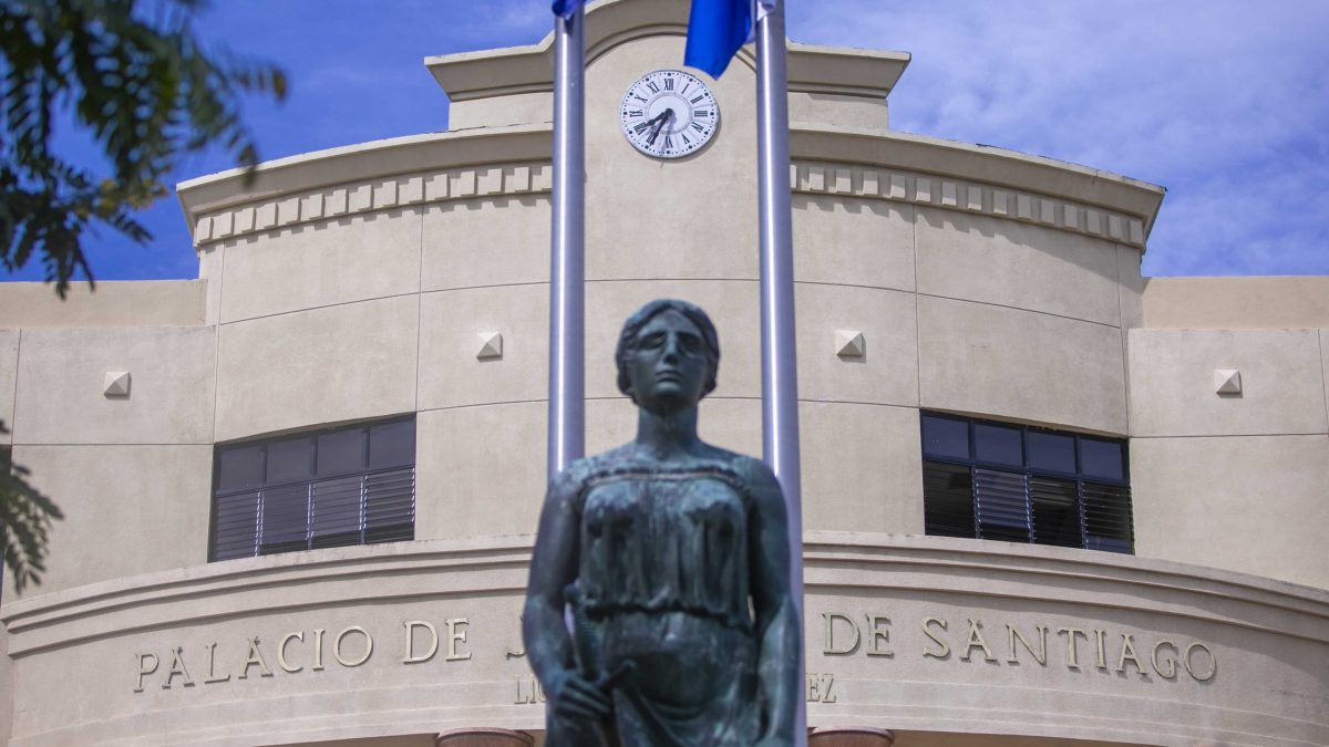 Palacio de Justicia de Santiago. (FOTO fuente externa)