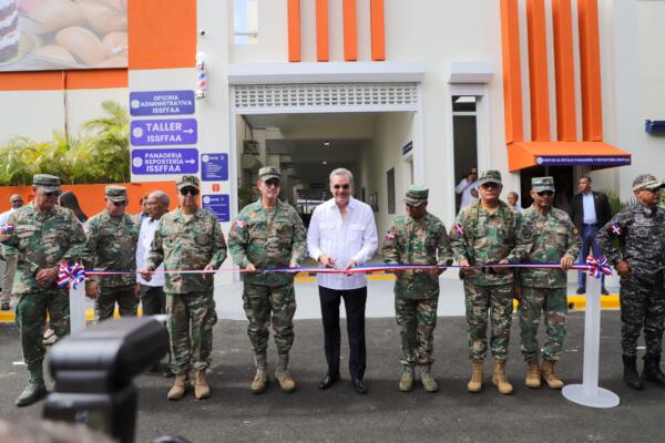 Presidente Abinader durante el acto de inauguración. (fuente externa)