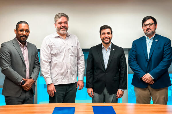 Ejecutivos de Alianza ONG y Tabuga. / Fuente interna.