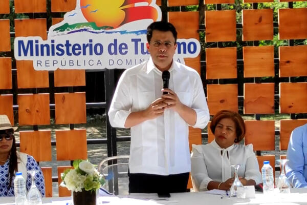 David Collado ministro de Turismo. Foto: Fuente externa. 