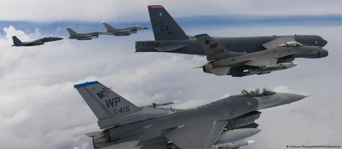 Ejercicios militares entre Estados Unidos y Corea del Sur. Foto: fuente externa.
