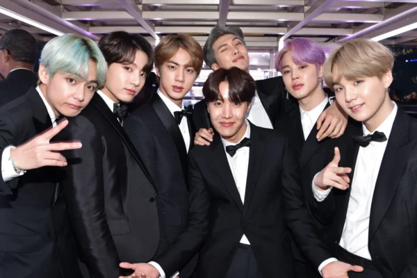 Integrantres de la banda de K pop, BTS. Foto: Fuente externa 