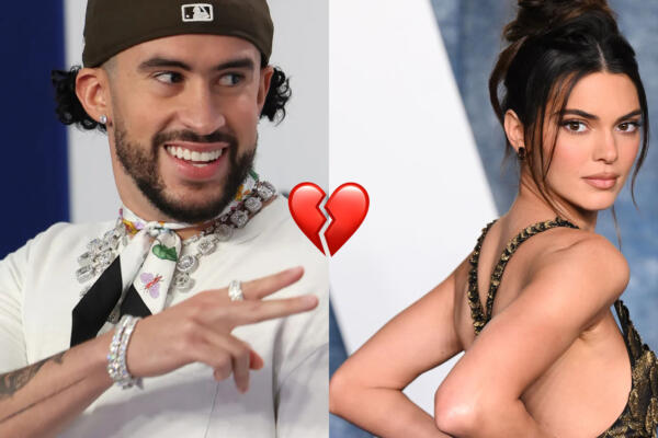 El cantante Bad Bunny y la modelo Kendall Jenner. Foto: CDN digital 