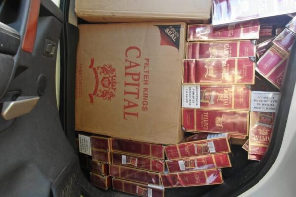 Cigarrillos incautados en Montecristi por el CESFronT. (CDN digital).