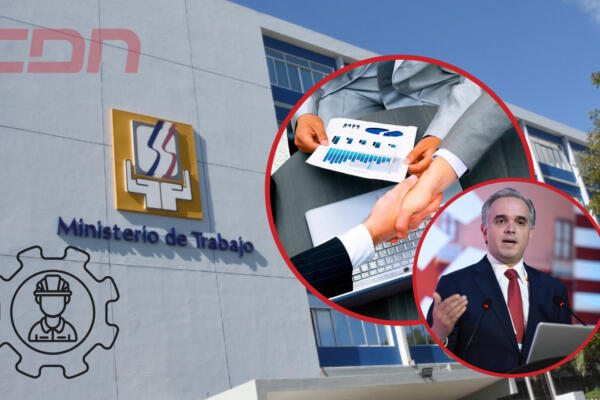 Collage fachada Ministerio de Trabajo y ministro Luis Miguel De Camps. (Foto: CDN digital) 