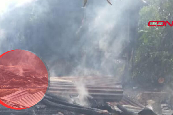 Mujer muere calcinada en Don Juan, Monte Plata. (Foto: Fuente Externa)