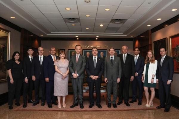 La firma se realizó en la Torre del Banco Popular.
Foto: fuente externa